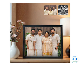 Custom Family Portrait Painting by Fabus Frames – Turn Memories into Art