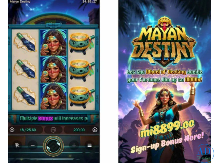 Mayan Destiny: Spin the Wheel of Eternal Flame!