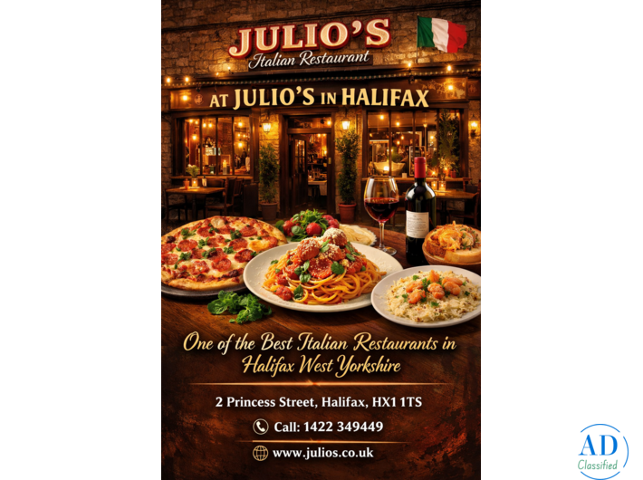 Experience Authentic Italian Dining at Julio’s Italian Restaurant in Halifax