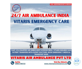 24/7 Air Ambulance India | Vitaris Emergency Care