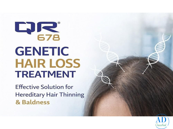 Advanced Genetic Hair Loss Treatment at QR678 India