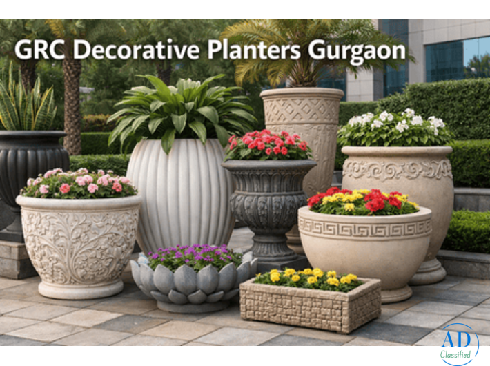 GRC decorative planters Gurgaon