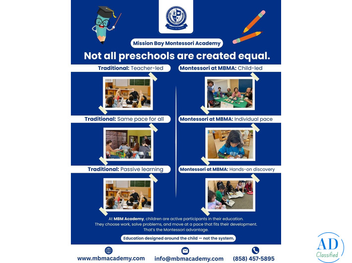 Affordable Montessori Preschool & Child Care in San Diego