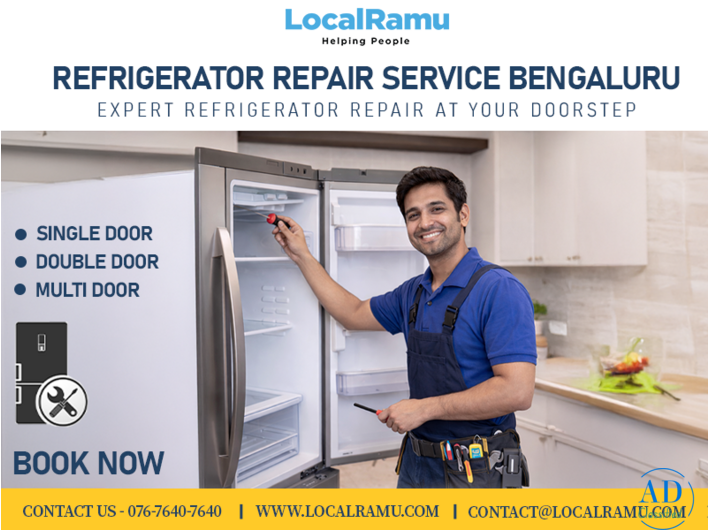 Professional Refrigerator Repair Service by LocalRamu with Skilled Technicians in Bengaluru