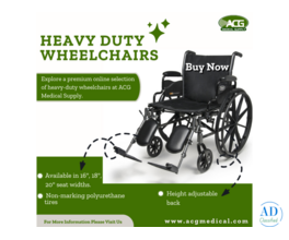 Heavy-Duty Wheelchair for Maximum Comfort &amp; Support