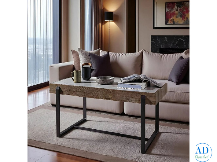 Rustic Elegance Coffee Table