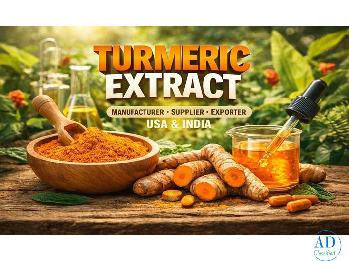 Premium Turmeric Extract Manufacturer in USA & India