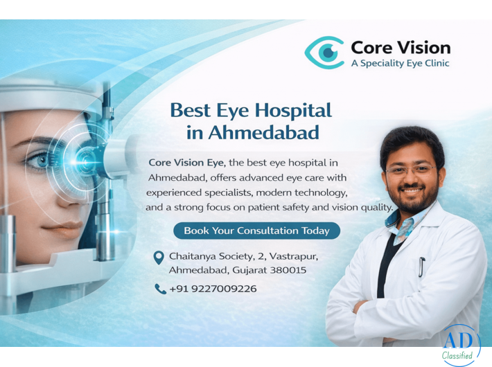 Get Better Vision with a Top Eye Hospital in Ahmedabad – Core Vision Eye