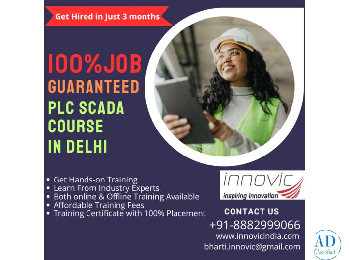 get hired with 3 months PLC SCADA Course in Delhi