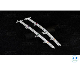 Silver Anklets for Women: Indian, Sterling & Daily Wear Designs