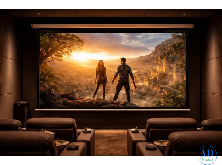 Nanotheatre Projector Screen for Home Theatre, Stage & Cinema | Best Price