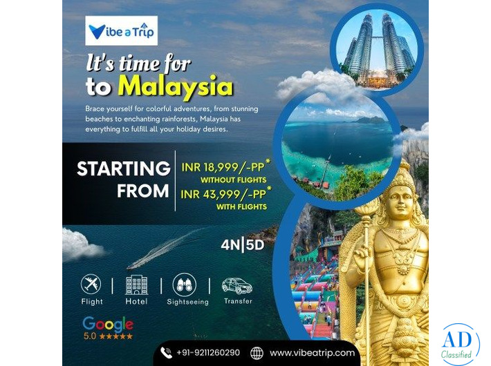 Best Malaysia Tour Packages from Delhi at Affordable Prices