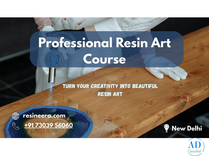 Professional Resin Art Course for Beginners and Artists