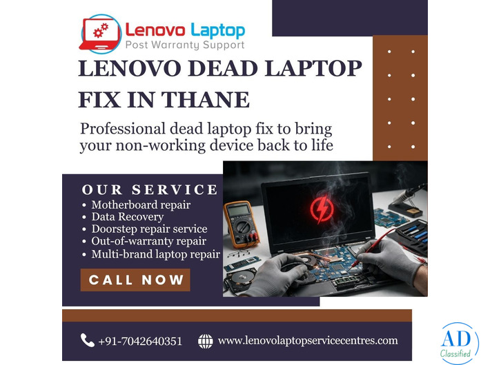 Expert Lenovo Dead Laptop Fix in Thane