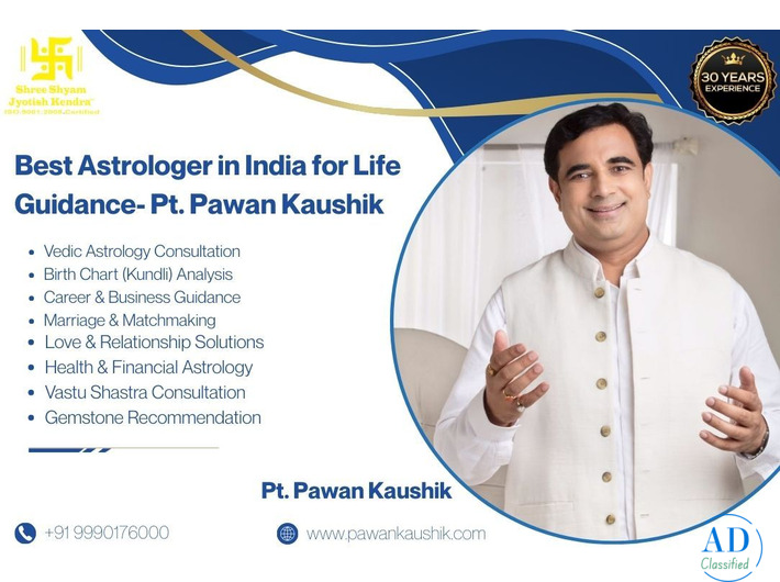 Astrologer Pt. Pawan Kaushik - Famous Astrologer in India
