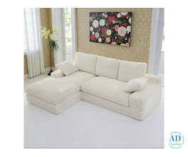 Plush Corduroy Sectional