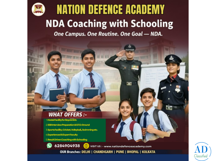 Nda Coaching With Schooling After 10Th In Pune