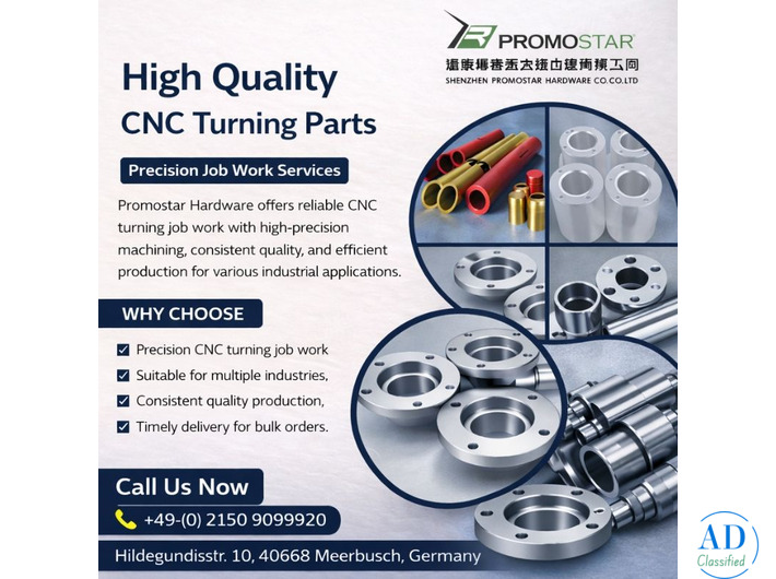 High Quality CNC Turning Parts for Strong and Precise Use