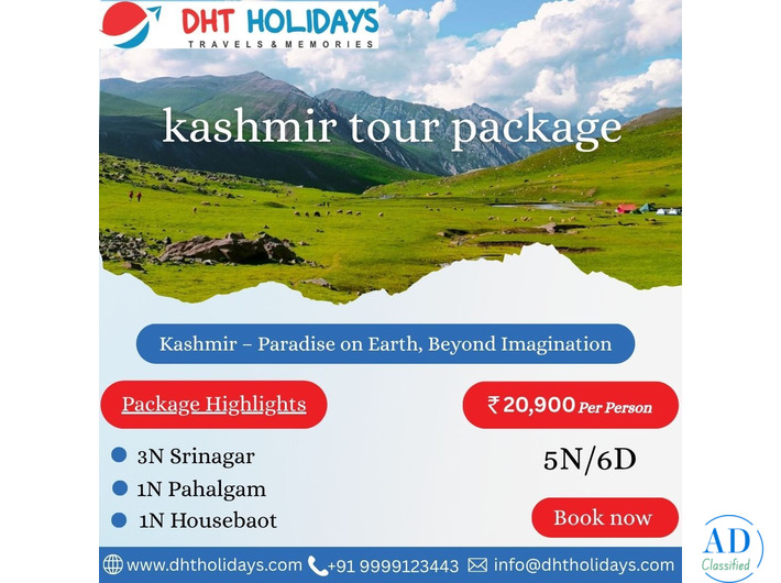 Book kashmir tour package