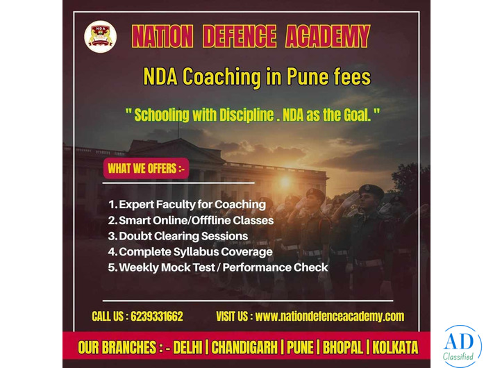 NDA Coaching in Pune | Transparent Fees & Proven Results