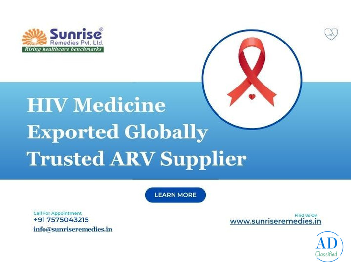 HIV Medicine Exported Globally Trusted ARV Supplier