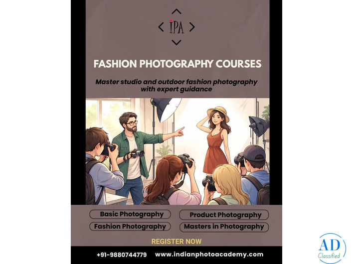 fashion photography courses in Bangalore