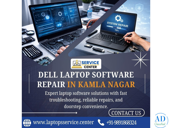 Reliable Dell Laptop Software Repair in Kamla Nagar
