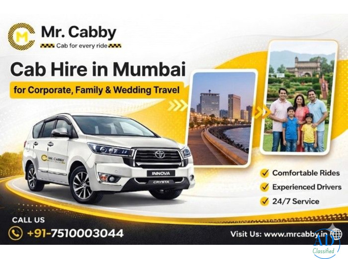 Cab Hire in Mumbai for Corporate, Family & Wedding Travel