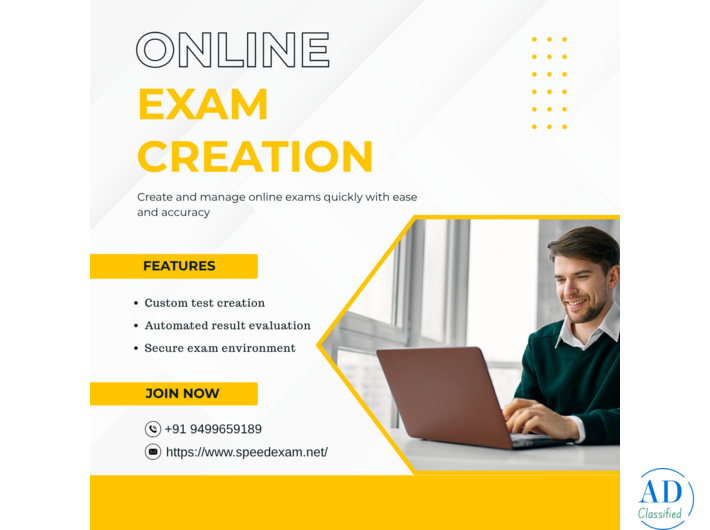 Simple and Fast Online Exam Creation Tool for Educators and Recruiters