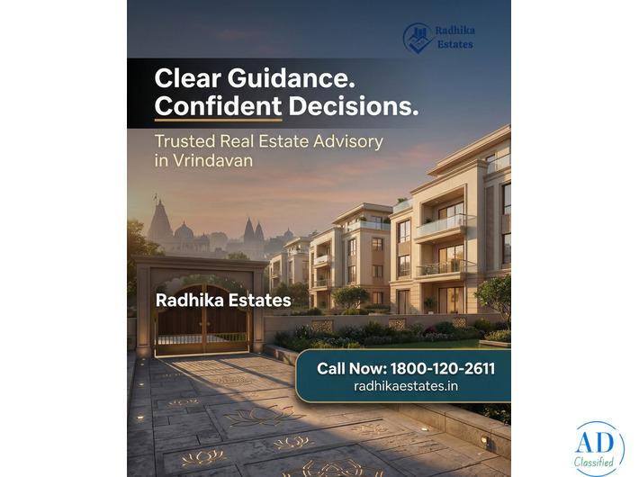 Property for Sale in Vrindavan | Plots, Flats & Villas | Radhika Estates