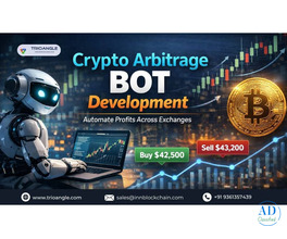 Crypto Arbitrage Bot Development for Real-Time Trading Profits