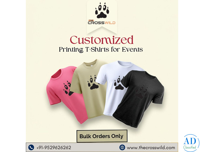 Customized T-Shirt Printing for Events - Bulk Orders Available