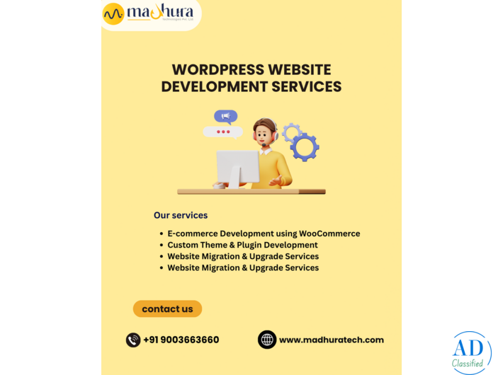 Madhura Technologies – Advanced WordPress Website Development Services in Coimbatore