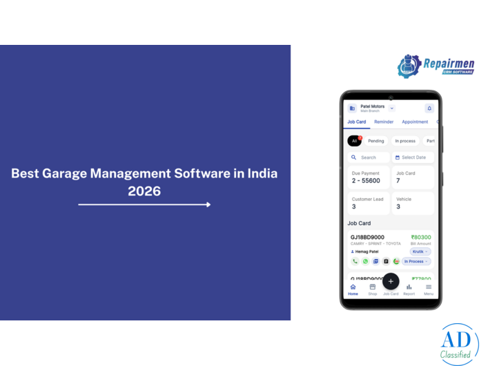 Best Garage Management Software in India 2026 | Repairmen