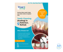 Teeth Cleaning in Kalanaur, Rohtak | Triveni Dental