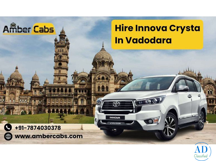 Hire Innova Crysta  in Vadodara  - Book Premium Cab at Best Price