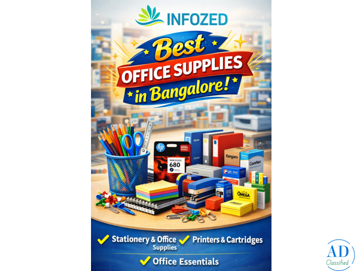 Your Trusted Partner Office Supplies in Bangalore | Infozed Data Pvt Ltd