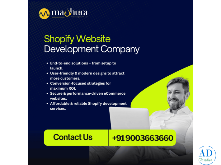 Premium Shopify Website Development Company in Coimbatore | Madhura Technologies