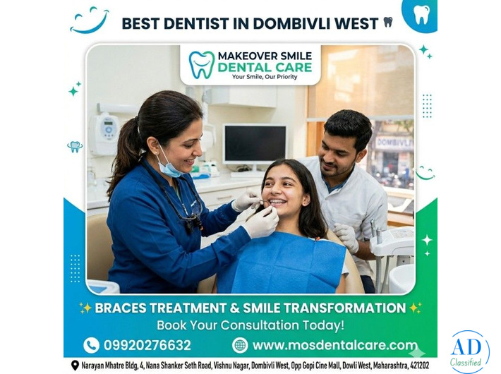 MakeOver Smile Dental Care | Leading Dental Clinic in Dombivli West
