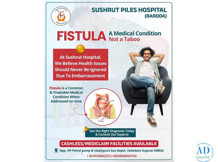 Best Fistula in Anus Treatment | Sushrut Piles Hospital