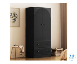 Black 2 Door Wardrobe