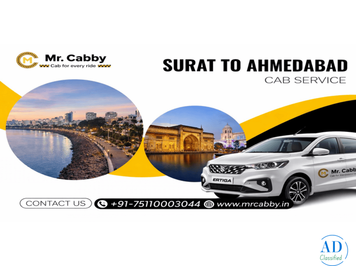 Hassle-Free Surat to Ahmedabad Cab Service for Your Travel Needs