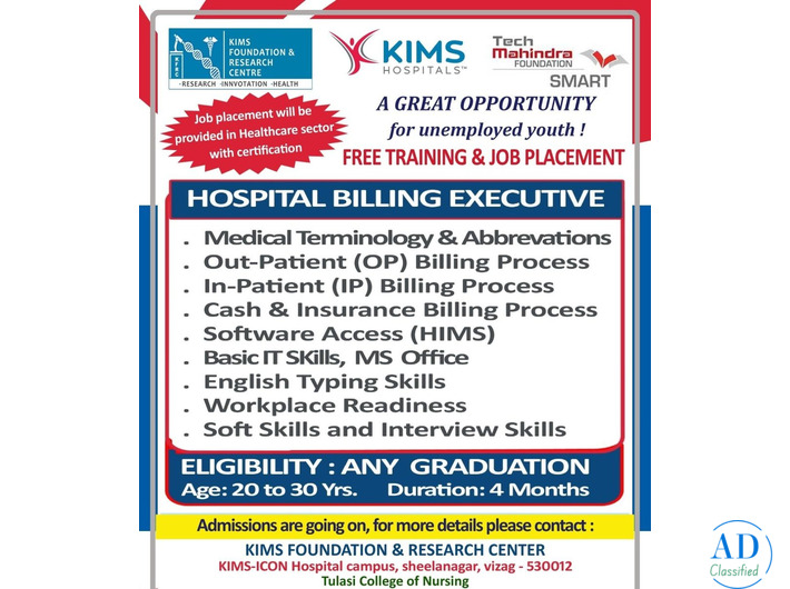 Jobs | Jobs for freshers | Healthcare Jobs | Medical Billing