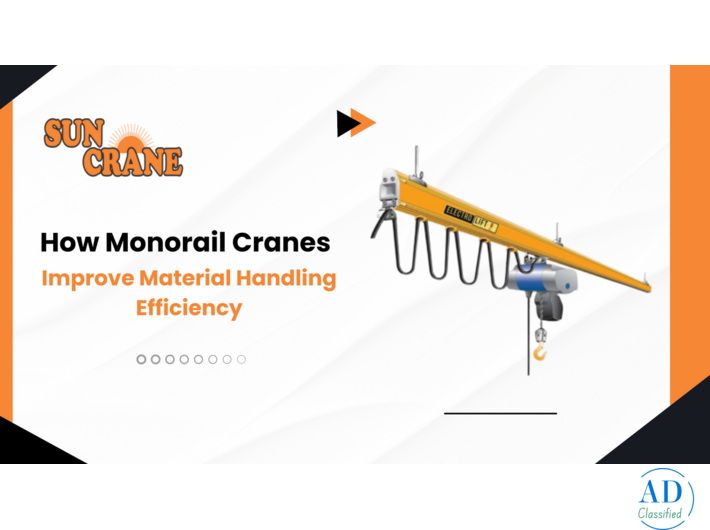 How Monorail Cranes Improve Material Handling Efficiency