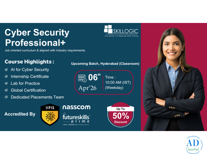 Best cyber security training in Hyderabad By SKILLOGIC
