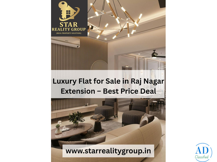 Luxury Flat for Sale in Raj Nagar Extension – Best Price Deal.