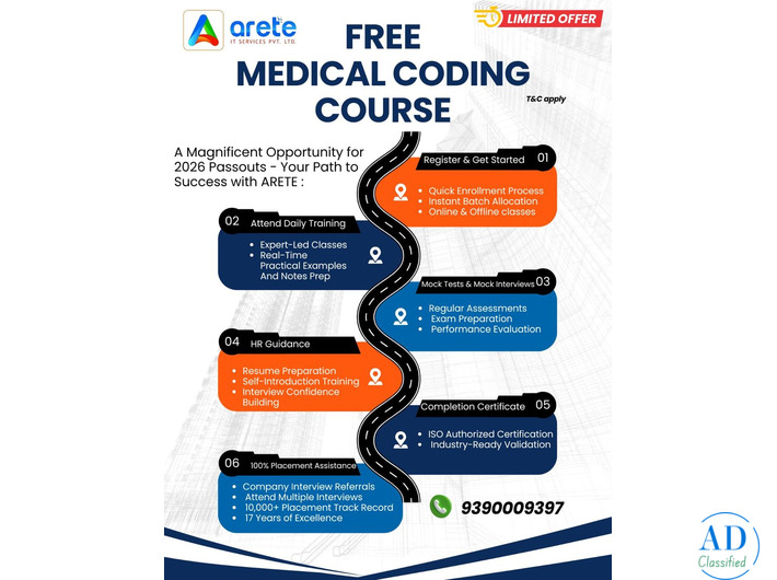 Free medical coding course - limited offers!