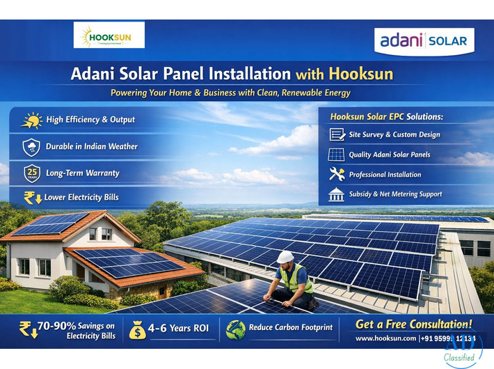 Authorized Distributor of Adani Solar Panel
