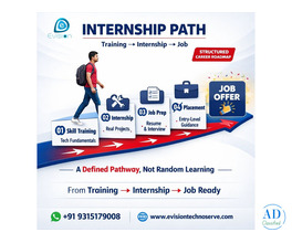 Internship Path - From Training to Job - Job Guarantee Program for Freshers - Evision Technoserve