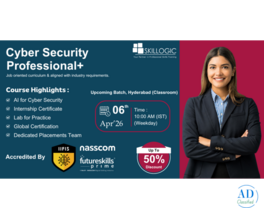 SKILLOGIC cyber security course with placements in Hyderabad